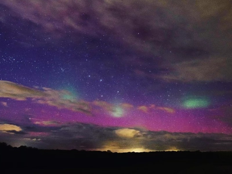 Aurore Boréale visible à l&rsquo;œil nu en FRANCE&nbsp;!!!!
