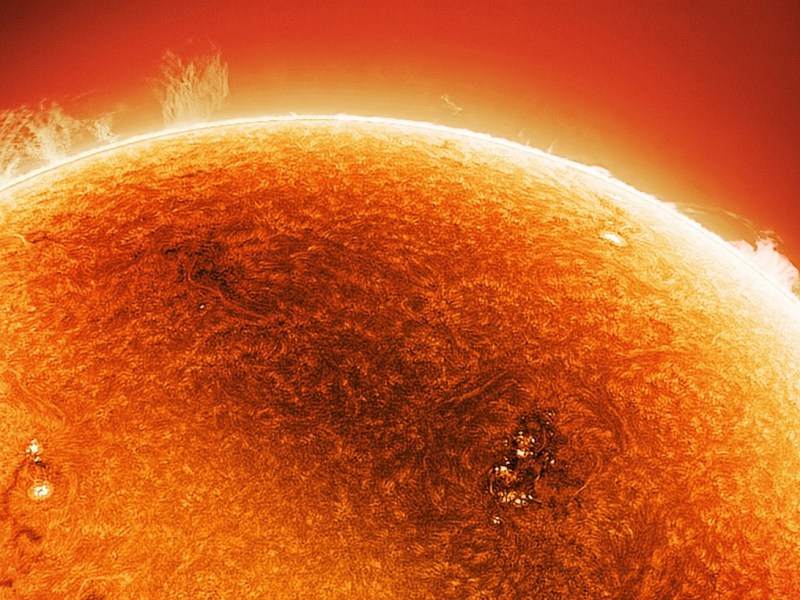 La Couche extérieure du soleil&nbsp;(photo)