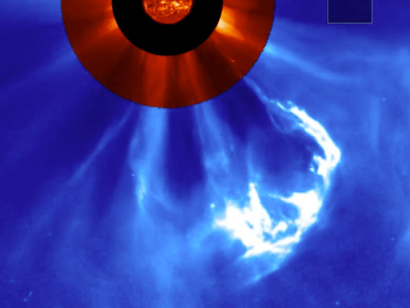 Explosion solaire massive en direction de&nbsp;Gaïa