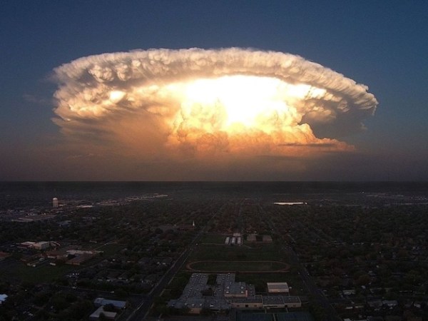 Un orage supercellulaire au&nbsp;Texas..