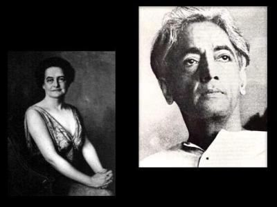 Une précision au sujet de&nbsp;Krisnamurti