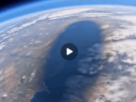 L&rsquo;éclipse vu d&rsquo;un satellite&nbsp;..